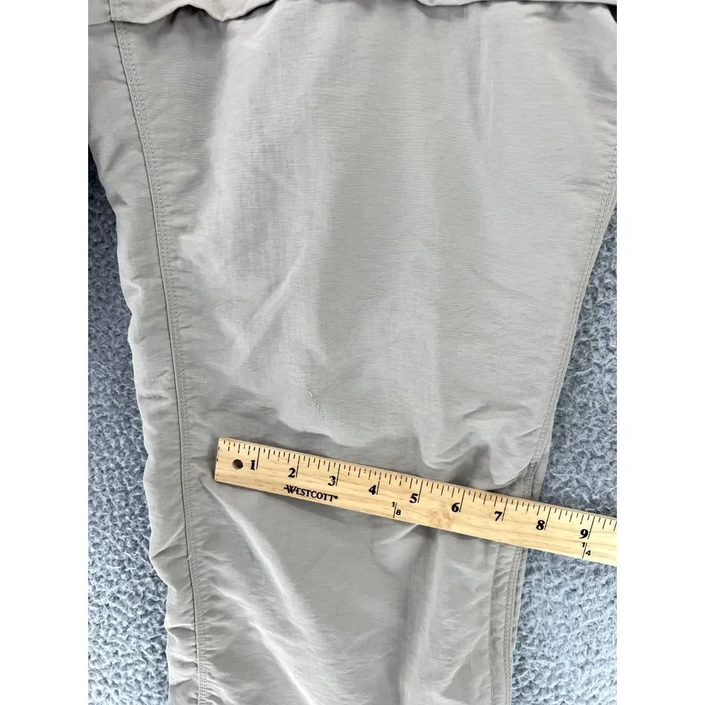 North Face Pants‎ Mens XXL TTG (38x28 Actual) Beige Convertible Nylon Hiking
